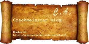 Czechmeiszter Alda névjegykártya